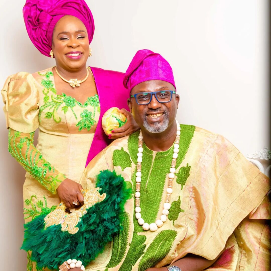 Royal Heritage Couples Aso-Oke & Embroidery Set 1