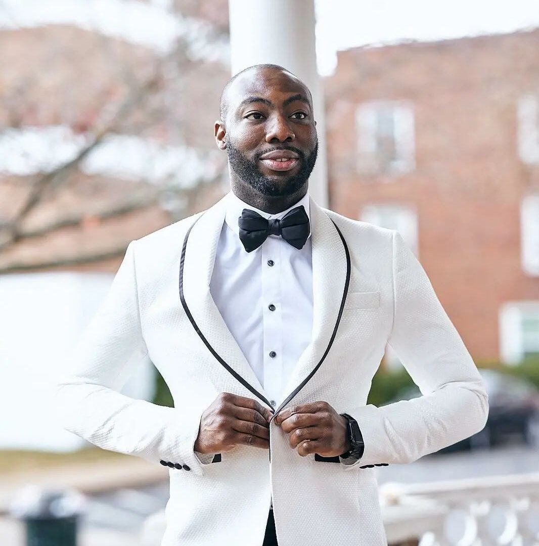 Smart young man in suit